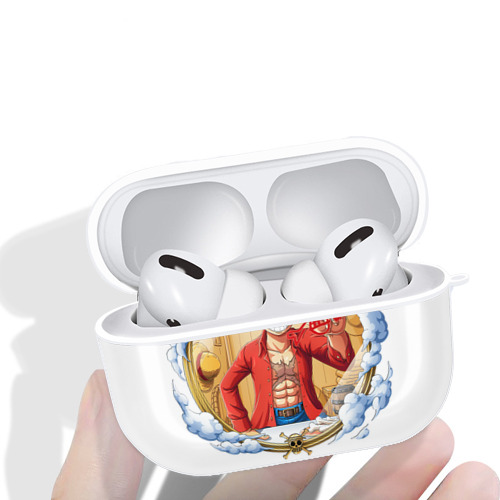 ワンピース モンキー・D・ルフィ ONE PIECE Monkey D. Luffy 【AirPods Pro用】ハードシェル保護ケース 耐衝撃・防指紋・カラビナ付き商品仕様