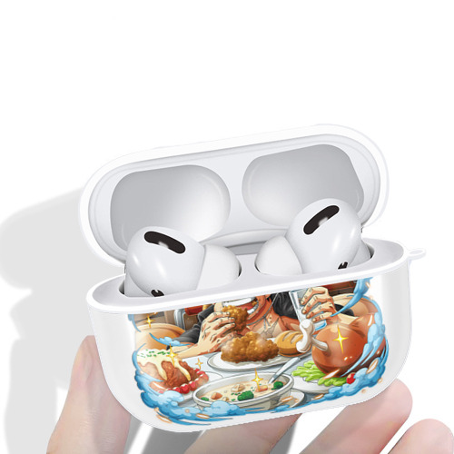 ワンピース モンキー・D・ルフィ ONE PIECE Monkey D. Luffy 【AirPods Pro用】ハードシェル保護ケース 耐衝撃・防指紋・カラビナ付き商品仕様