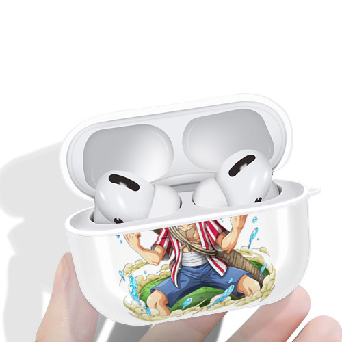 ワンピース モンキー・D・ルフィ ONE PIECE Monkey D. Luffy 【AirPods Pro用】ハードシェル保護ケース 耐衝撃・防指紋・カラビナ付き商品仕様