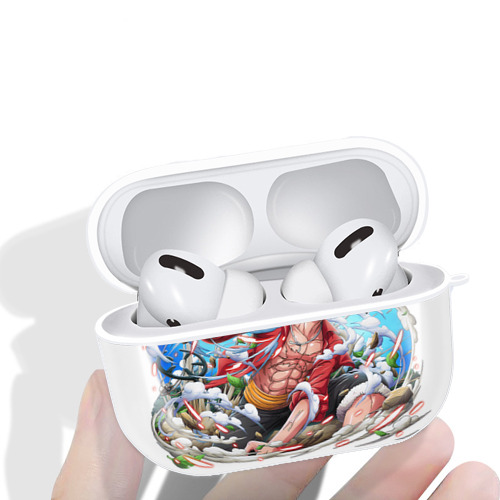 ワンピース モンキー・D・ルフィ ONE PIECE Monkey D. Luffy 【AirPods Pro用】ハードシェル保護ケース 耐衝撃・防指紋・カラビナ付き商品仕様