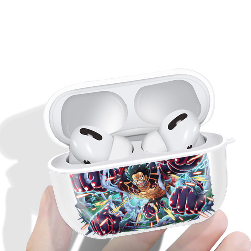 ワンピース モンキー・D・ルフィ ONE PIECE Monkey D. Luffy 【AirPods Pro用】ハードシェル保護ケース 耐衝撃・防指紋・カラビナ付き商品仕様