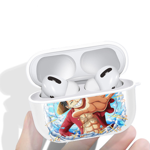 ワンピース モンキー・D・ルフィ ONE PIECE Monkey D. Luffy 【AirPods Pro用】ハードシェル保護ケース 耐衝撃・防指紋・カラビナ付き商品仕様