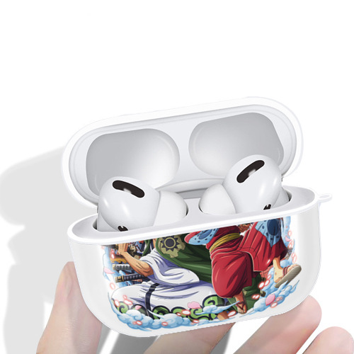 ワンピース モンキー・D・ルフィ ONE PIECE Monkey D. Luffy 【AirPods Pro用】ハードシェル保護ケース 耐衝撃・防指紋・カラビナ付き商品仕様