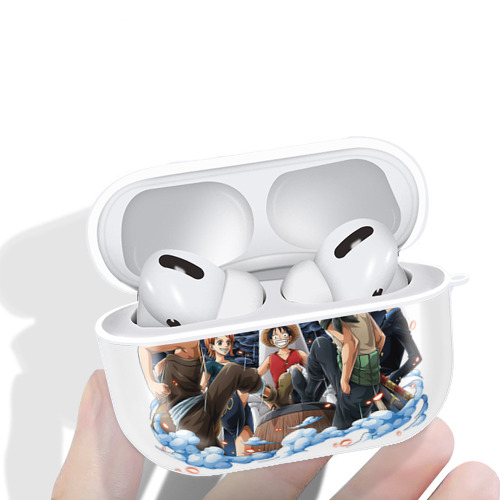 ワンピース モンキー・D・ルフィ ONE PIECE Monkey D. Luffy 【AirPods Pro用】ハードシェル保護ケース 耐衝撃・防指紋・カラビナ付き商品仕様