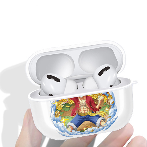 ワンピース モンキー・D・ルフィ ONE PIECE Monkey D. Luffy 【AirPods Pro用】ハードシェル保護ケース 耐衝撃・防指紋・カラビナ付き商品仕様