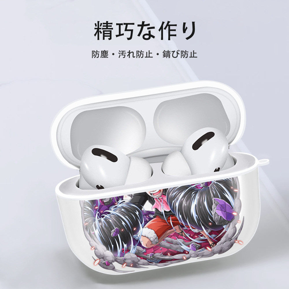 ワンピース モンキー・D・ルフィ ONE PIECE Monkey D. Luffy 【AirPods Pro用】ハードシェル保護ケース 耐衝撃・防指紋・カラビナ付き商品仕様