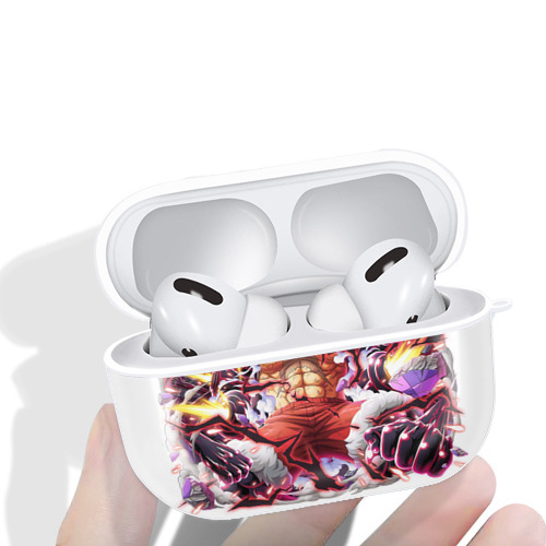 ワンピース モンキー・D・ルフィ ONE PIECE Monkey D. Luffy 【AirPods Pro用】ハードシェル保護ケース 耐衝撃・防指紋・カラビナ付き商品仕様