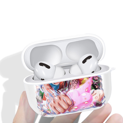 ワンピース モンキー・D・ルフィ ONE PIECE Monkey D. Luffy 【AirPods Pro用】ハードシェル保護ケース 耐衝撃・防指紋・カラビナ付き商品仕様