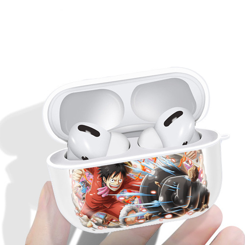 ワンピース モンキー・D・ルフィ ONE PIECE Monkey D. Luffy 【AirPods Pro用】ハードシェル保護ケース 耐衝撃・防指紋・カラビナ付き商品仕様
