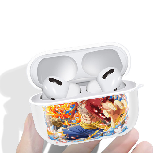 ワンピース モンキー・D・ルフィ ONE PIECE Monkey D. Luffy 【AirPods Pro用】ハードシェル保護ケース 耐衝撃・防指紋・カラビナ付き商品仕様