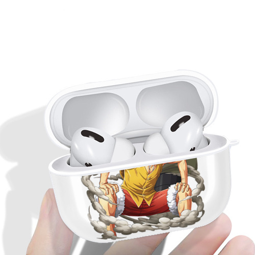 ワンピース モンキー・D・ルフィ ONE PIECE Monkey D. Luffy 【AirPods Pro用】ハードシェル保護ケース 耐衝撃・防指紋・カラビナ付き商品仕様