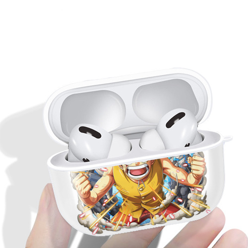 ワンピース モンキー・D・ルフィ ONE PIECE Monkey D. Luffy 【AirPods Pro用】ハードシェル保護ケース 耐衝撃・防指紋・カラビナ付き商品仕様
