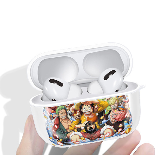 ワンピース モンキー・D・ルフィ ONE PIECE Monkey D. Luffy 【AirPods Pro用】ハードシェル保護ケース 耐衝撃・防指紋・カラビナ付き商品仕様