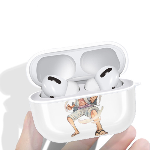 ワンピース モンキー・D・ルフィ ONE PIECE Monkey D. Luffy 【AirPods Pro用】ハードシェル保護ケース 耐衝撃・防指紋・カラビナ付き商品仕様