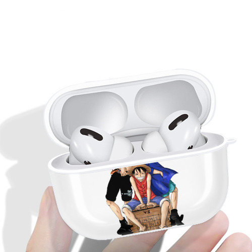 ワンピース モンキー・D・ルフィ ONE PIECE Monkey D. Luffy 【AirPods Pro用】ハードシェル保護ケース 耐衝撃・防指紋・カラビナ付き商品仕様