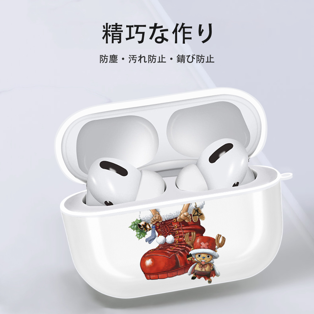 ワンピース モンキー・D・ルフィ ONE PIECE Monkey D. Luffy 【AirPods Pro用】ハードシェル保護ケース 耐衝撃・防指紋・カラビナ付き商品仕様