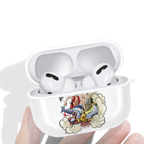 ワンピース モンキー・D・ルフィ ONE PIECE Monkey D. Luffy 【AirPods Pro用】ハードシェル保護ケース 耐衝撃・防指紋・カラビナ付き商品仕様