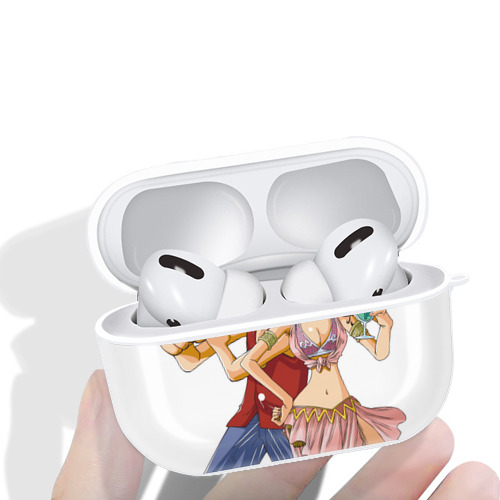 ワンピース モンキー・D・ルフィ ONE PIECE Monkey D. Luffy 【AirPods Pro用】ハードシェル保護ケース 耐衝撃・防指紋・カラビナ付き商品仕様