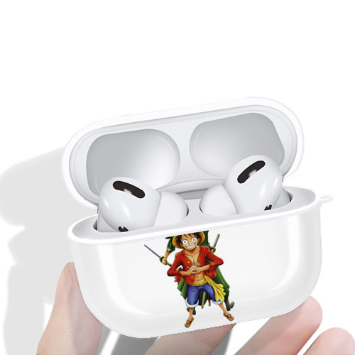 ワンピース モンキー・D・ルフィ ONE PIECE Monkey D. Luffy 【AirPods Pro用】ハードシェル保護ケース 耐衝撃・防指紋・カラビナ付き商品仕様