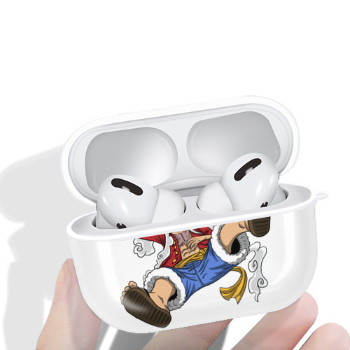 ワンピース モンキー・D・ルフィ ONE PIECE Monkey D. Luffy 【AirPods Pro用】ハードシェル保護ケース 耐衝撃・防指紋・カラビナ付き商品仕様