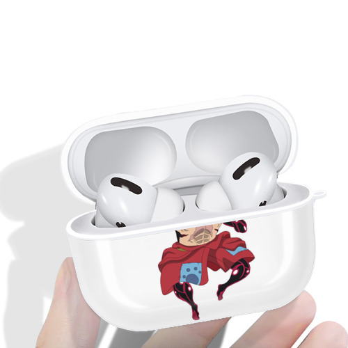 ワンピース モンキー・D・ルフィ ONE PIECE Monkey D. Luffy 【AirPods Pro用】ハードシェル保護ケース 耐衝撃・防指紋・カラビナ付き商品仕様