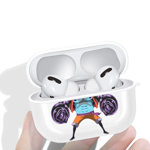 ワンピース モンキー・D・ルフィ ONE PIECE Monkey D. Luffy 【AirPods Pro用】ハードシェル保護ケース 耐衝撃・防指紋・カラビナ付き商品仕様