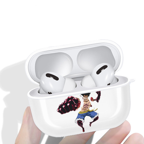 ワンピース モンキー・D・ルフィ ONE PIECE Monkey D. Luffy 【AirPods Pro用】ハードシェル保護ケース 耐衝撃・防指紋・カラビナ付き商品仕様