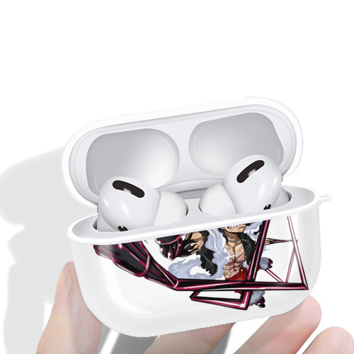 ワンピース モンキー・D・ルフィ ONE PIECE Monkey D. Luffy 【AirPods Pro用】ハードシェル保護ケース 耐衝撃・防指紋・カラビナ付き商品仕様