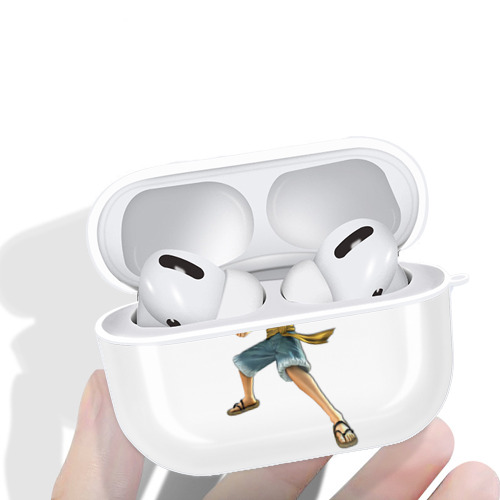 ワンピース モンキー・D・ルフィ ONE PIECE Monkey D. Luffy 【AirPods Pro用】ハードシェル保護ケース 耐衝撃・防指紋・カラビナ付き商品仕様