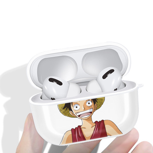 ワンピース モンキー・D・ルフィ ONE PIECE Monkey D. Luffy 【AirPods Pro用】ハードシェル保護ケース 耐衝撃・防指紋・カラビナ付き商品仕様