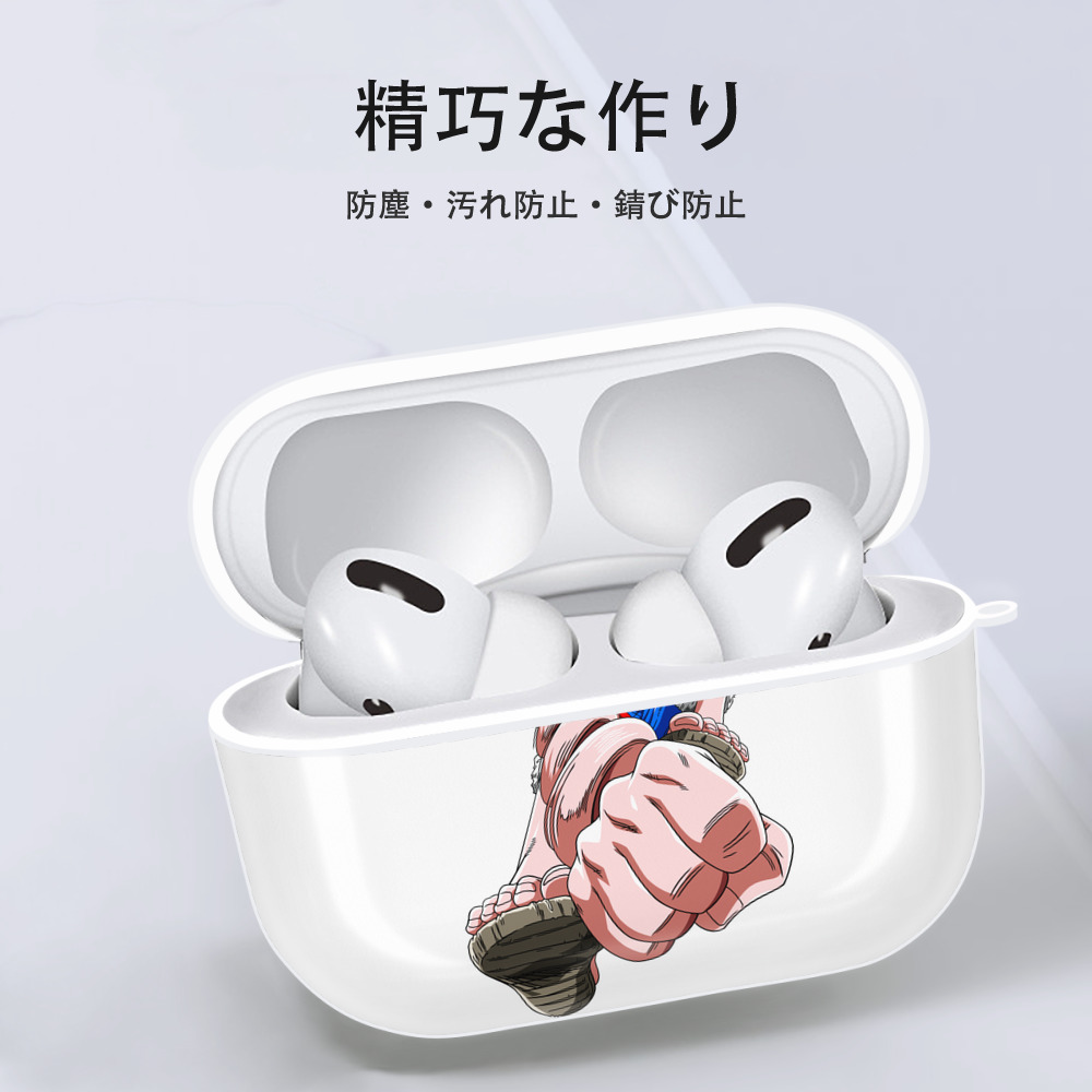 ワンピース モンキー・D・ルフィ ONE PIECE Monkey D. Luffy 【AirPods Pro用】ハードシェル保護ケース 耐衝撃・防指紋・カラビナ付き商品仕様