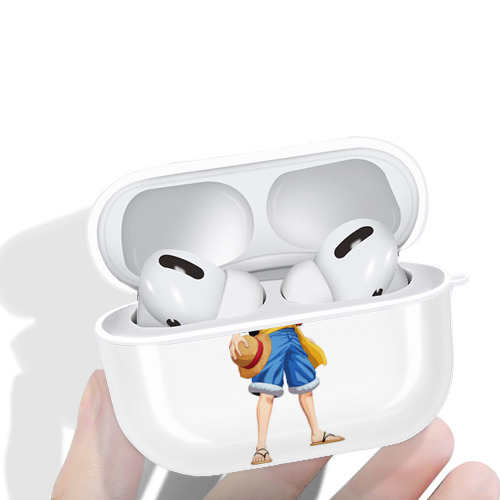 ワンピース モンキー・D・ルフィ ONE PIECE Monkey D. Luffy 【AirPods Pro用】ハードシェル保護ケース 耐衝撃・防指紋・カラビナ付き商品仕様