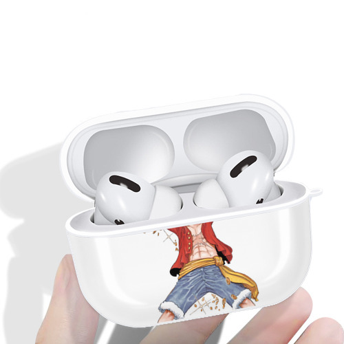 ワンピース モンキー・D・ルフィ ONE PIECE Monkey D. Luffy 【AirPods Pro用】ハードシェル保護ケース 耐衝撃・防指紋・カラビナ付き商品仕様