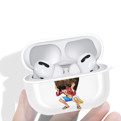 ワンピース モンキー・D・ルフィ ONE PIECE Monkey D. Luffy 【AirPods Pro用】ハードシェル保護ケース 耐衝撃・防指紋・カラビナ付き商品仕様