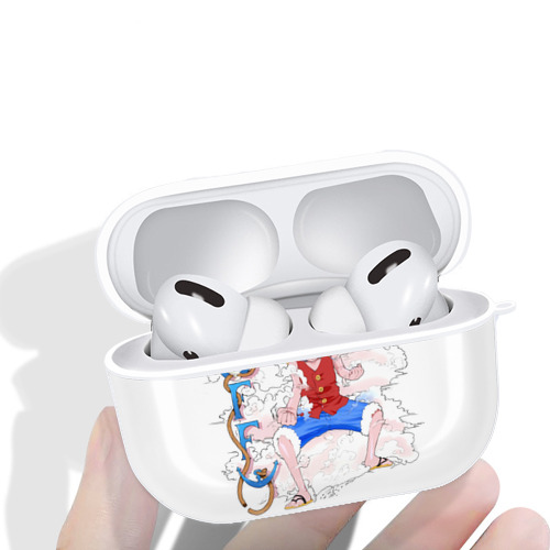 ワンピース モンキー・D・ルフィ ONE PIECE Monkey D. Luffy 【AirPods Pro用】ハードシェル保護ケース 耐衝撃・防指紋・カラビナ付き商品仕様