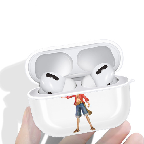 ワンピース モンキー・D・ルフィ ONE PIECE Monkey D. Luffy 【AirPods Pro用】ハードシェル保護ケース 耐衝撃・防指紋・カラビナ付き商品仕様