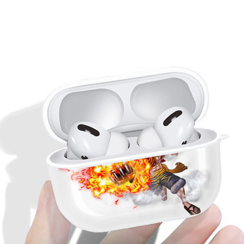 ワンピース モンキー・D・ルフィ ONE PIECE Monkey D. Luffy 【AirPods Pro用】ハードシェル保護ケース 耐衝撃・防指紋・カラビナ付き商品仕様