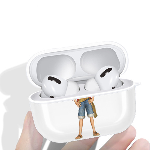 ワンピース モンキー・D・ルフィ ONE PIECE Monkey D. Luffy 【AirPods Pro用】ハードシェル保護ケース 耐衝撃・防指紋・カラビナ付き商品仕様