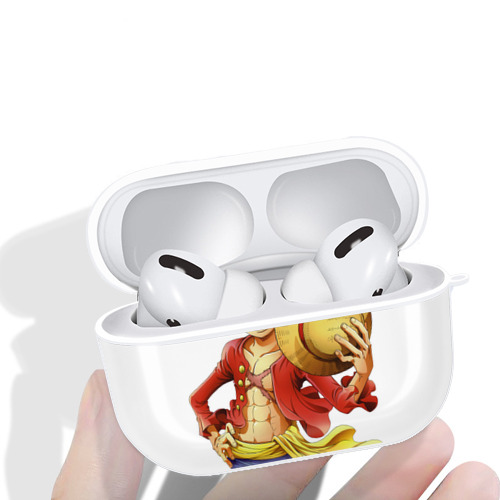 ワンピース モンキー・D・ルフィ ONE PIECE Monkey D. Luffy 【AirPods Pro用】ハードシェル保護ケース 耐衝撃・防指紋・カラビナ付き商品仕様