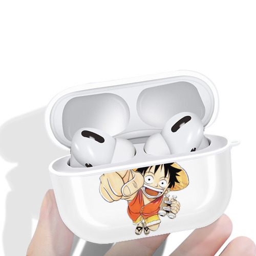 ワンピース モンキー・D・ルフィ ONE PIECE Monkey D. Luffy 【AirPods Pro用】ハードシェル保護ケース 耐衝撃・防指紋・カラビナ付き商品仕様