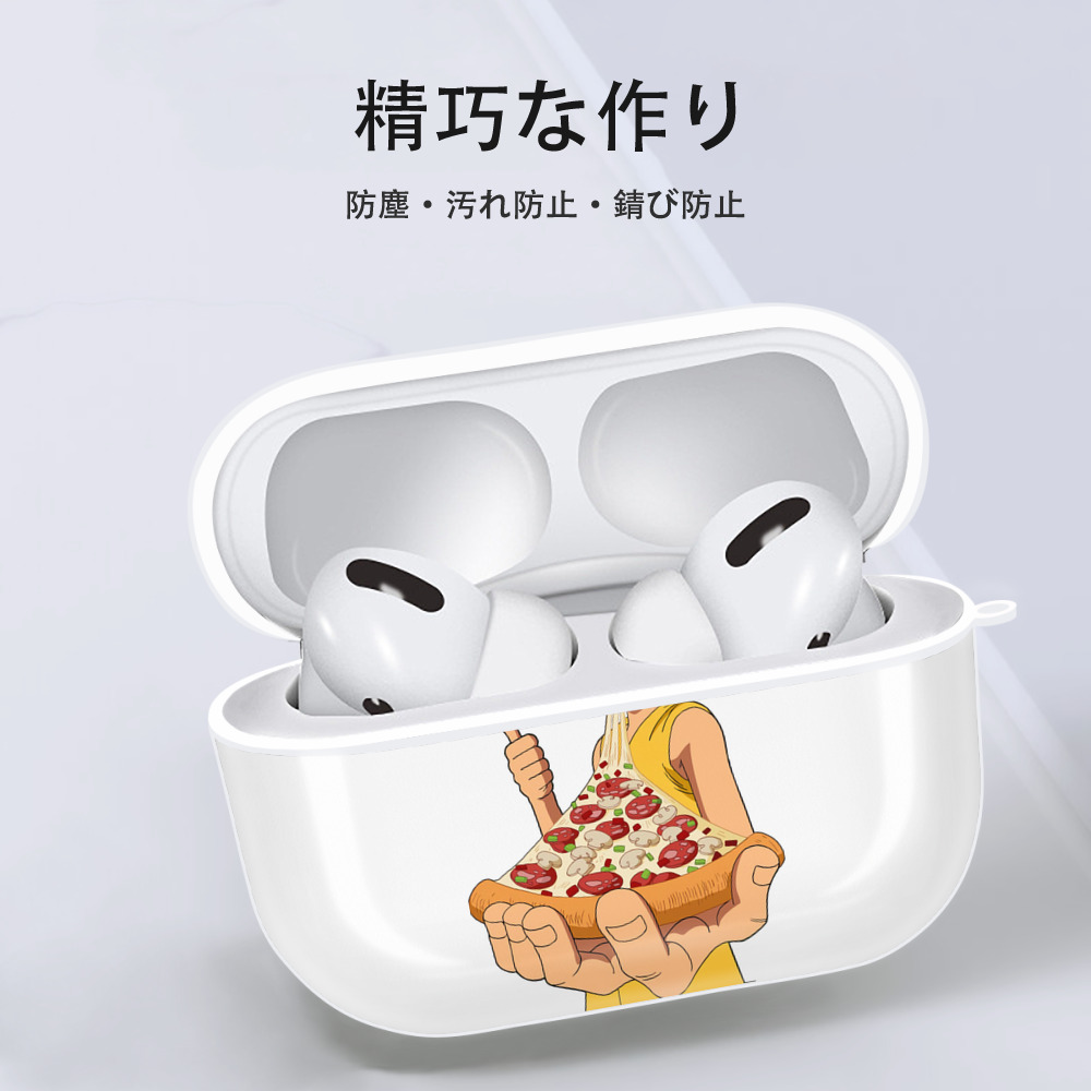 ワンピース モンキー・D・ルフィ ONE PIECE Monkey D. Luffy 【AirPods Pro用】ハードシェル保護ケース 耐衝撃・防指紋・カラビナ付き商品仕様