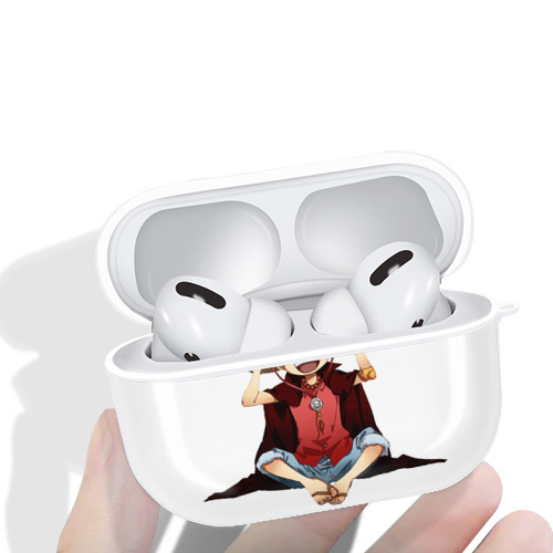 ワンピース モンキー・D・ルフィ ONE PIECE Monkey D. Luffy 【AirPods Pro用】ハードシェル保護ケース 耐衝撃・防指紋・カラビナ付き商品仕様