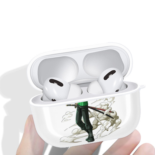 ワンピース ロロノア・ゾロ ONE PIECE Roronoa Zoro 【AirPods Pro用】ハードシェル保護ケース 耐衝撃・防指紋・カラビナ付き商品仕様