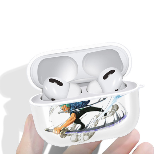 ワンピース ロロノア・ゾロ ONE PIECE Roronoa Zoro 【AirPods Pro用】ハードシェル保護ケース 耐衝撃・防指紋・カラビナ付き商品仕様