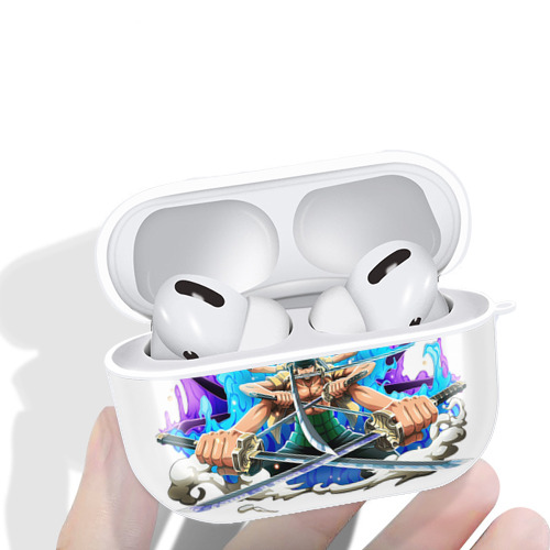 ワンピース ロロノア・ゾロ ONE PIECE Roronoa Zoro 【AirPods Pro用】ハードシェル保護ケース 耐衝撃・防指紋・カラビナ付き商品仕様