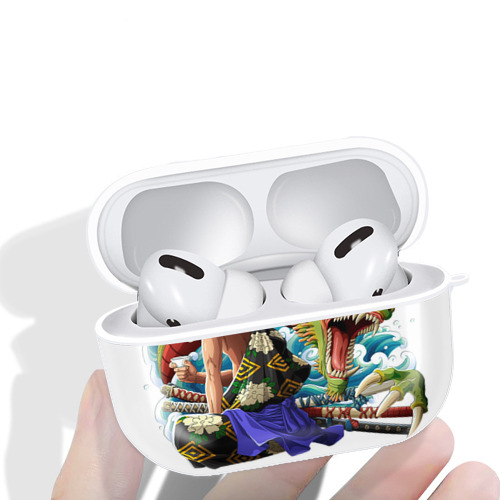ワンピース ロロノア・ゾロ ONE PIECE Roronoa Zoro 【AirPods Pro用】ハードシェル保護ケース 耐衝撃・防指紋・カラビナ付き商品仕様