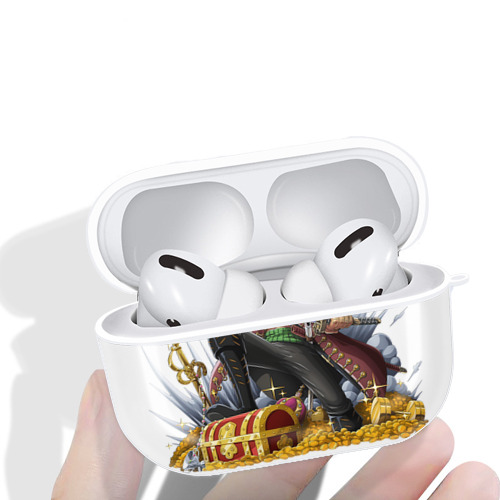 ワンピース ロロノア・ゾロ ONE PIECE Roronoa Zoro 【AirPods Pro用】ハードシェル保護ケース 耐衝撃・防指紋・カラビナ付き商品仕様