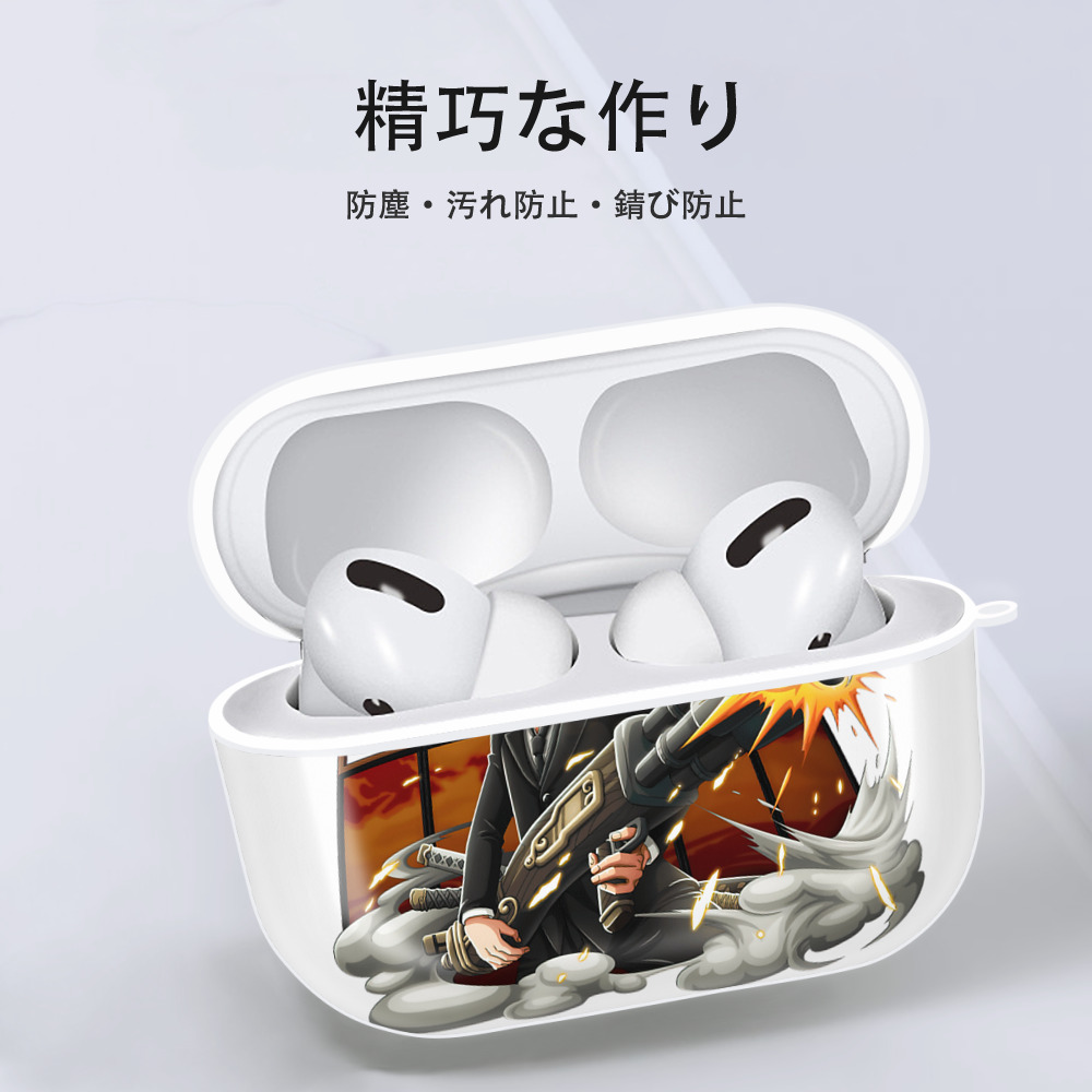 ワンピース ロロノア・ゾロ ONE PIECE Roronoa Zoro 【AirPods Pro用】ハードシェル保護ケース 耐衝撃・防指紋・カラビナ付き商品仕様