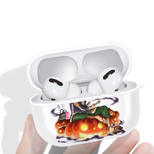 ワンピース ロロノア・ゾロ ONE PIECE Roronoa Zoro 【AirPods Pro用】ハードシェル保護ケース 耐衝撃・防指紋・カラビナ付き商品仕様