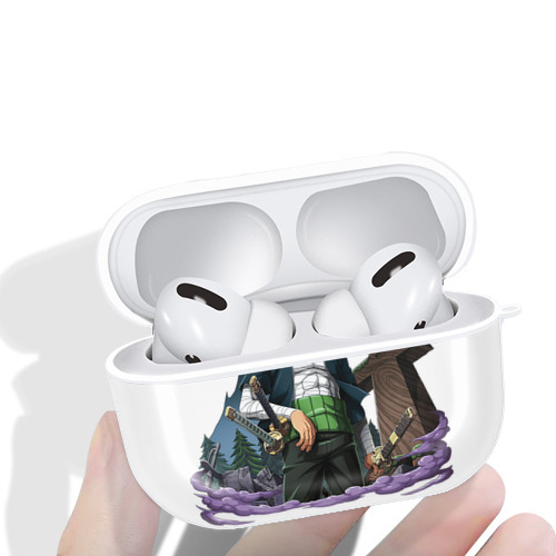 ワンピース ロロノア・ゾロ ONE PIECE Roronoa Zoro 【AirPods Pro用】ハードシェル保護ケース 耐衝撃・防指紋・カラビナ付き商品仕様
